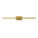 Z-Bar LED 24 inch Gold Wall Sconce Wall Light, Center Mount